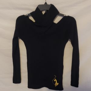 VTG. Baby Phat Ribbed Black cold shoulders